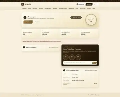 H-TPL15 member dashboard preview